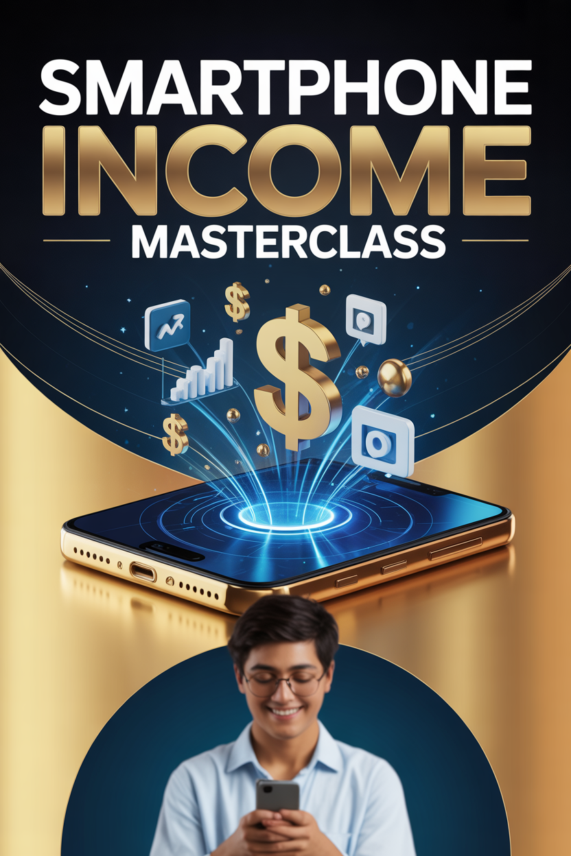 স্মার্টফোন ইনকাম মাস্টারক্লাস: বিনিয়োগ ছাড়াই মোবাইল দিয়ে আয়ের ২৫টি উপায় (ইবুক)